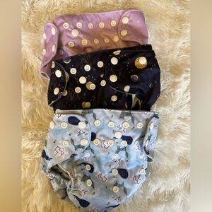 Newborn diaper covers (3), used, perfect condition